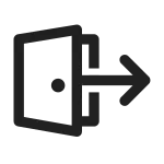 Sign Out SVG Icon